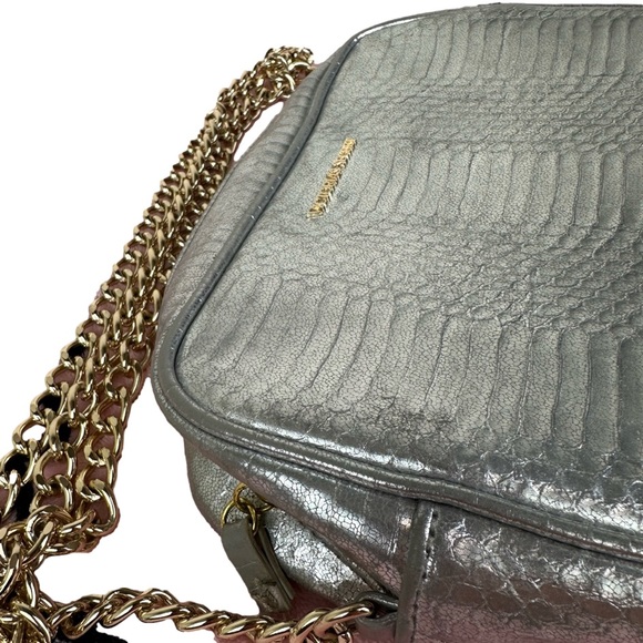 Victoria’s Secret Silver Metallic Crossbody Purse - Picture 3 of 6